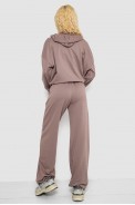 Спортивный костюм женский  -уценка, цвет мокко, 241R2001-10-U - фото № 3