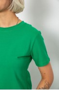 Футболка женская однотонная, цвет зеленый, 204R3333 - фото № 4