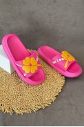 Шлепанцы женские с аппликацей, цвет розовый, 243R5028-19A - фото № 0