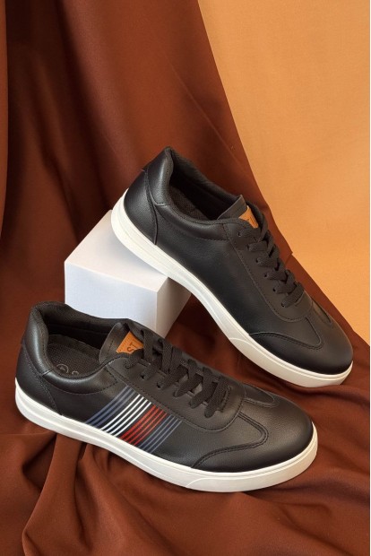 Кеди чоловічі, колір чорно-білий, 248RR202