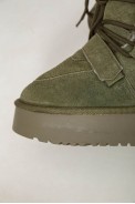 Угги женские на меху  -уценка, цвет зеленый, 243RL952-8A-U-14 - фото № 6