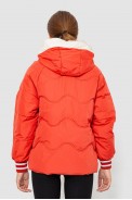 Куртка жіноча демісезонна з рукавом реглан  -уцінка, колір темно-кораловий, 244R8023-U-11 - фото № 3