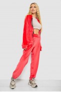 Спортивний костюм жіночий велюровий  -уцінка, колір кораловий, 238R107-1-U-5 - фото № 2