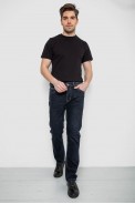 Джинсы мужские демисезонные  -уценка, цвет темно-синий, 243R8136-U-6 - фото № 1