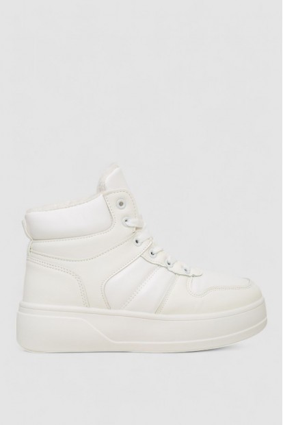 Кросівки жіночі зимові на хутрі  -уцінка, колір білий, 248RQT12-U-3