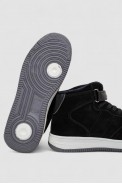 Кроссовки мужские зимние на меху, цвет черно-серый, 248RH202-11 - фото № 4