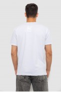 Футболка мужская с принтом, цвет белый, 244R386-5 - фото № 3