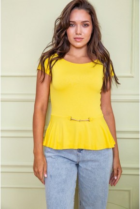 Блуза, колір жовтий, 167R209
