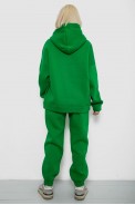 Спортивный костюм женский на флисе, цвет зеленый, 247R2021 - фото № 3