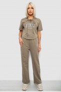 Спортивний костюм жіночий, колір хакі, 221R106 - фото № 0