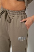 Спортивний костюм жіночий, колір хакі, 221R106 - фото № 5