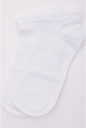 Женские короткие носки, белого цвета, 167R214-1