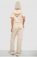 Спортивний костюм жіночий, колір бежевий, 221R106 - фото № 3