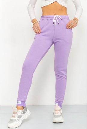 Спорт штани жіночі демісезонні, колір бузковий, 226R025