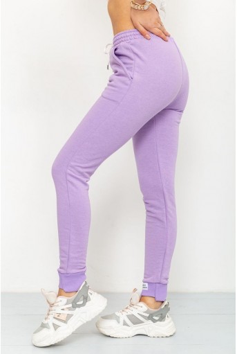 Купить Спорт штаны женские демисезонные, цвет сиреневый, 226R025 - Фото №3