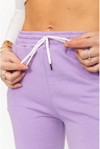 Купить Спорт штаны женские демисезонные, цвет сиреневый, 226R025 - Фото №5