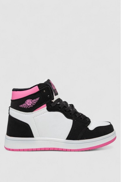 Кроссовки женские зимние на меху  -уценка, цвет бело-розовый, 248RHB470-9-U