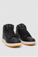 Кроссовки мужские зимние на меху  -уценка, цвет черно-оранжевый, 248RH1010-U-7 - фото № 2
