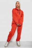 Спортивний костюм жіночий на флісі  -уцінка, колір теракотовий, 238R5726-U-7 - фото № 0
