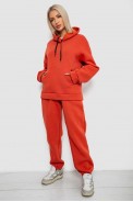 Спортивний костюм жіночий на флісі  -уцінка, колір теракотовий, 238R5726-U-7 - фото № 2