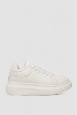 Кроссовки женские зимние на меху  -уценка, цвет белый, 248RA2256-U-2