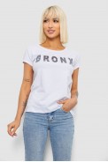Футболка женская с принтом, цвет белый, 244R2038 - фото № 0