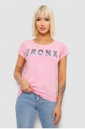 Футболка женская с принтом, цвет розовый, 244R2038 - фото № 0
