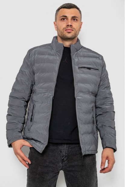 Куртка мужская демисезонная 214R833К -уценка, цвет Серый
