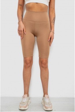 Велотреки жіночі однотонні, колір мокко, 214R922