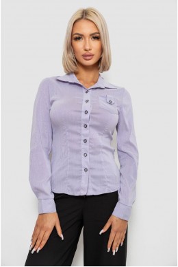 Сорочка класична в смужку, колір бузковий, 230R644