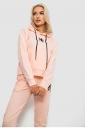 Спортивный костюм женский двухнитка  -уценка, цвет персиковый, 214R1419-003-U-10 - фото № 1