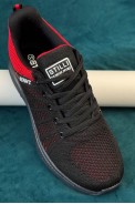 Кросівки чоловічі демісезонні, колір чорно-червоний, 248RH195 - фото № 1