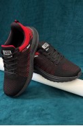 Кросівки чоловічі демісезонні, колір чорно-червоний, 248RH195 - фото № 0