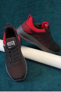 Кросівки чоловічі демісезонні, колір чорно-червоний, 248RH195 - фото № 2