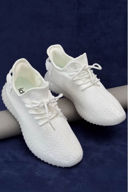 Кросівки жіночі  текстиль, колір білий, 243R350