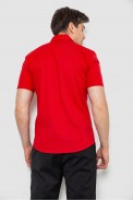 Чоловіча сорочка з принтом, колір червоний, 186R7016 оптом - фото № 3