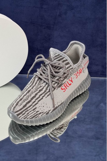 Кросівки жіночі  текстиль, колір сірий, 243R350