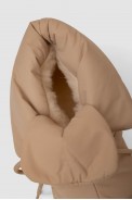 Дутики женские зимние на меху, цвет бежевый, 248RFM600 Дутики женские зимние на меху, цвет бежевый, 248RFM600 - фото № 5
