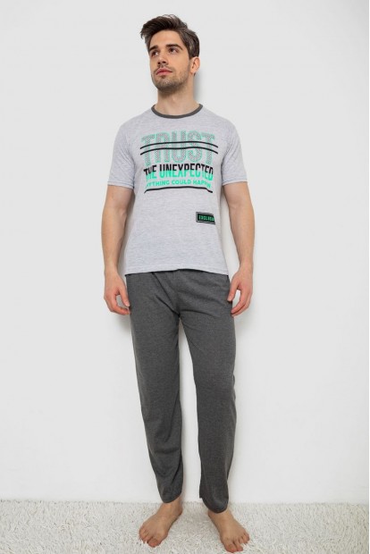 Піжама чоловіча  -уцінка, колір сірий, 243R6200-U