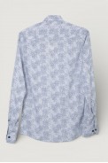 Рубашка мужская с принтом, цвет серый, 186R2068 - фото № 2