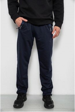 Спортивные штаны мужские однотонные, цвет синий, 244R41668