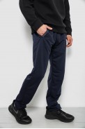 Спортивные штаны мужские однотонные, цвет синий, 244R41668 оптом - фото № 2
