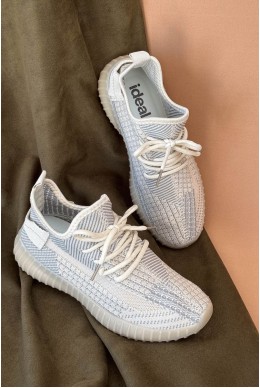 Кросівки жіночі текстиль 243R778, колір Бежевий