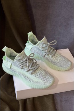 Кросівки жіночі текстиль 243R778, колір Зелений