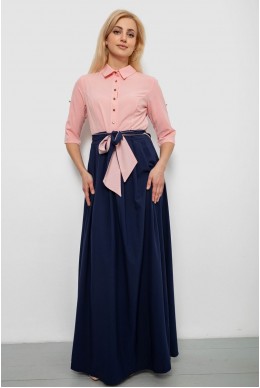 Платье женское софт  -уценка, цвет персиково-синий, 230R79-12-U