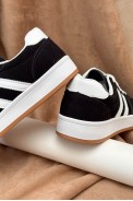 Кроссовки женские, цвет черно-белый, 248RJH50 оптом - фото № 3