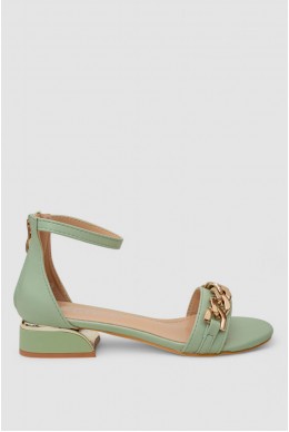 Босоножки женские  -уценка, цвет оливковый, 248RL154-U-1