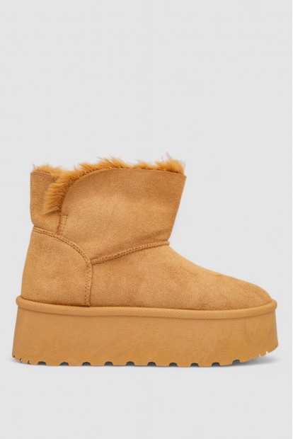 Уггі жіночі на хутрі, колір коричневий, 243RG679