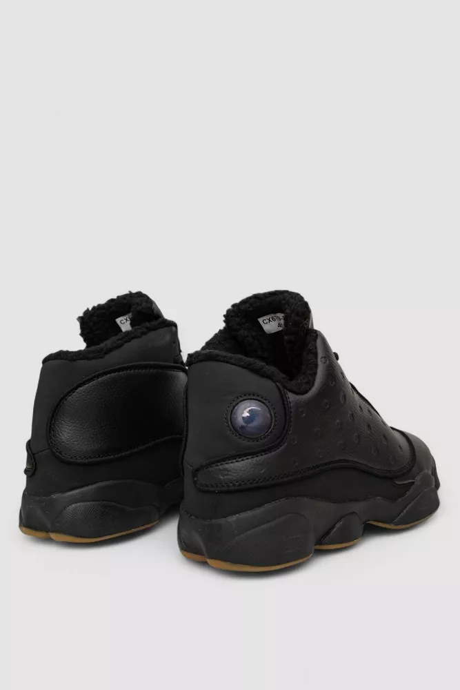 Купити Кросівки чоловічі зимові на хутрі, колір чорний, 248RCX679 - Фото №11
