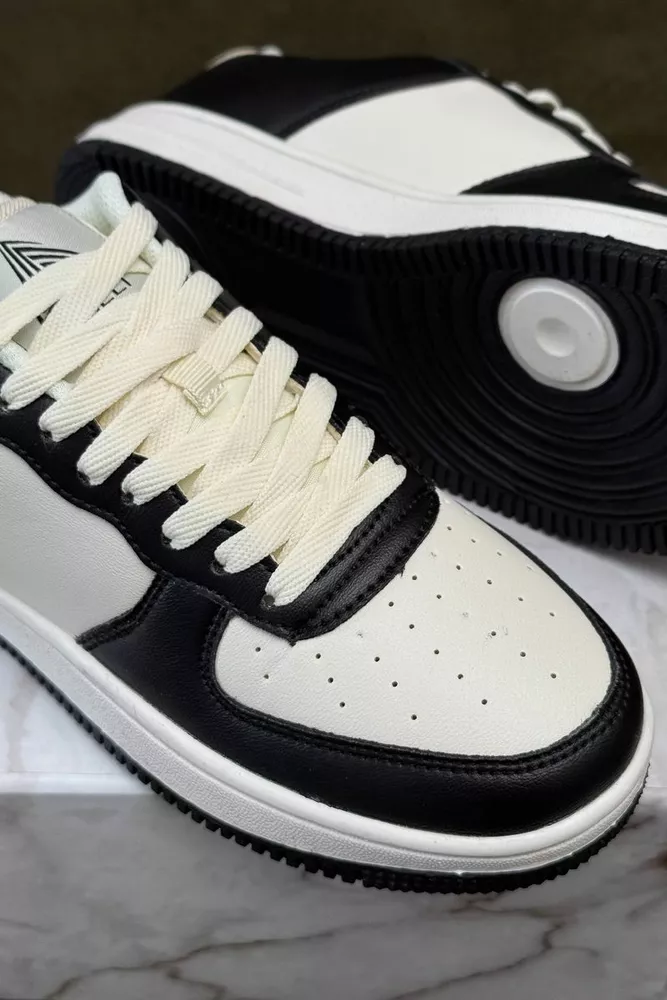 Купить Кроссовки мужские, цвет бело-черный, 248RHB710-9 - Фото №2